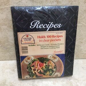 ‎NEW IN PACKAGE RECIPES NOTEBOOKBY COUNTRY COLORS